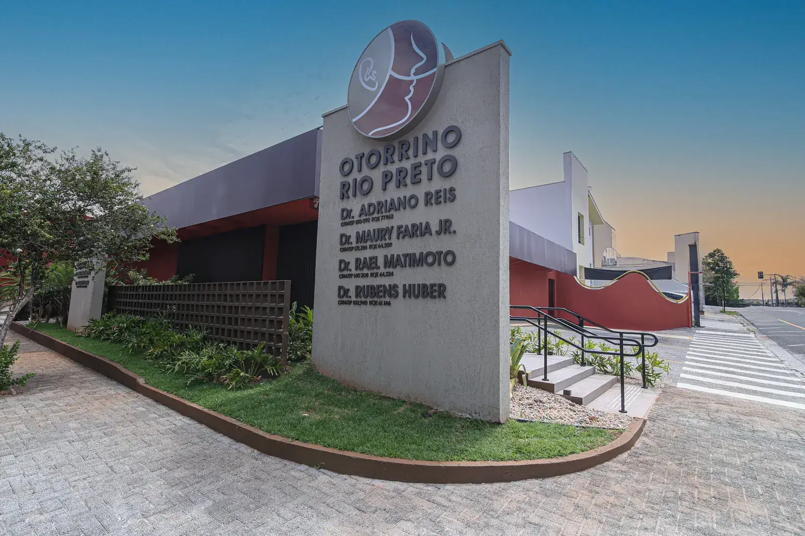 Fachada da clínica Otorrino Rio Preto